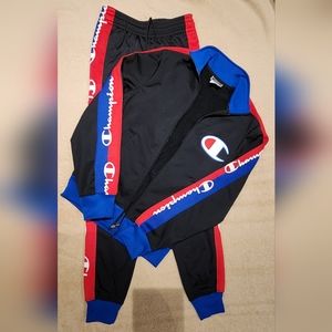 Champion Unisex Black, Red  Blue Track  Suit